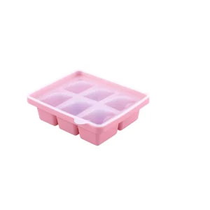 Supplementary Food Box Large Ice Cube Mold With Cover Silicone Ice Tray EFWJ