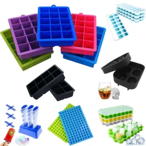 Easy Release Maker Mould Silicone Plastic Mold Ice Cube Tray